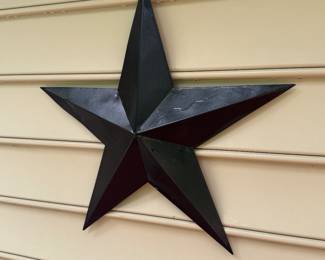 Metal wall star