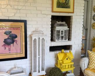 Beautiful birdcages and art