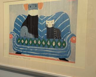 Laura Fiume Dog Cat Pacifica Folk Art