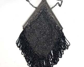 Art Deco "jelly fish" beaded purse