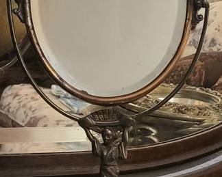 SPLENDID ART NOUVEAU DRESSER MIRROR, IN WONDERFUL CONDITION!