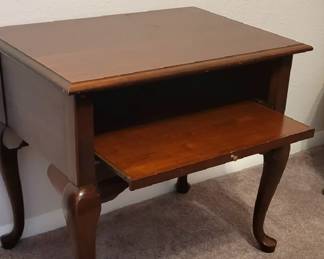 VINTAGE TABLE WITH SLIDING TRAY - USA