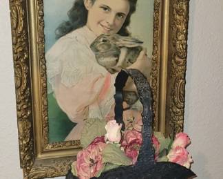 ANTIQUE 1890's BRIDES BRIDAL BASKET. BARBOUR SILVER CO.