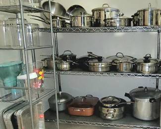 FINE COOKWARE AT THIS SALE.