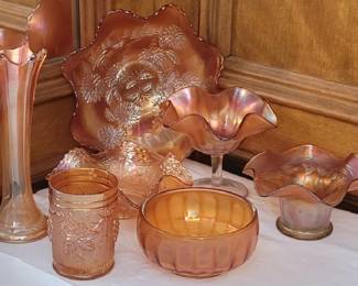 MARIGOLD CARNIVAL & FENTON GLASS