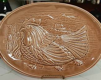 VINTAGE McCOY TURKEY PLATTER