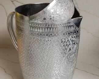 MID CENTURY ALUMINUM PITCHER