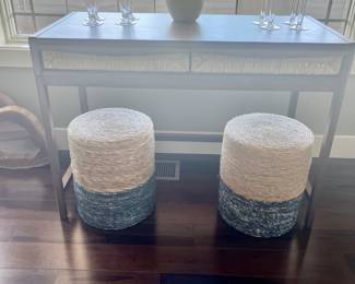 Haystack Contempory Desk/ Stools