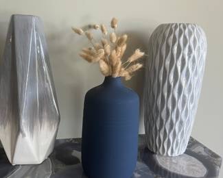 Assorted vases