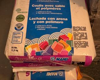 Bags of Grout