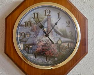 Thomas Kinkade Wall Clock