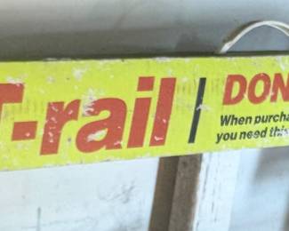 T- rail for the garage opener