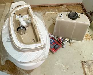 New Toilet, New water lines