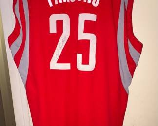 Autographed Parsons Houston Rockets Jersey