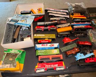 Vintage Trains and Train Accessories