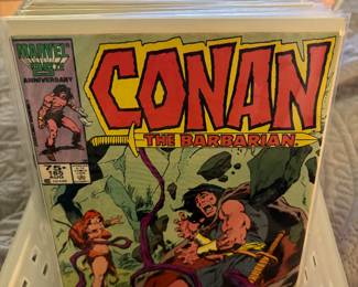 Vintage comic books Marvel, Conan, Spiderman