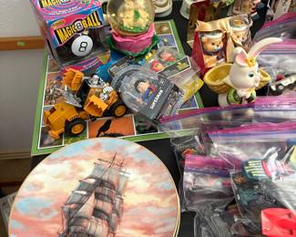 Ship Plates, Pottery Figurines, Transformer Truck
