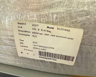 Mustang airbag