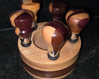 A group of bottle stops