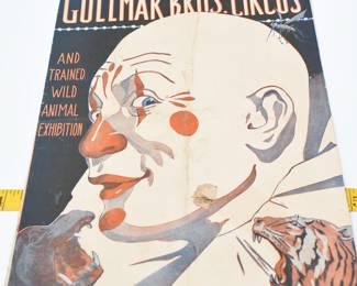 1922 Gollmar Bros Circus program-RARE