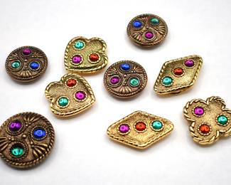 vintage button covers