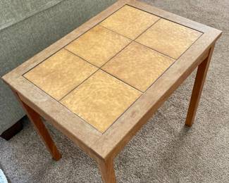 1960s Danish Mobelfabrikken Toften tile table