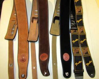 Levy's & Fender guitar straps