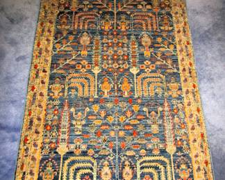 3x5 hand made Vezirhan Turkish wool rug