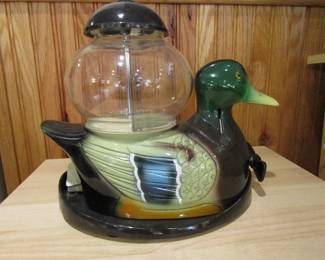 Carousel Mallard duck gumball machine