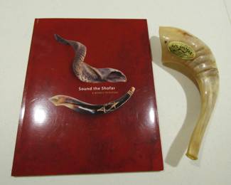 Shofar horn instrument with book