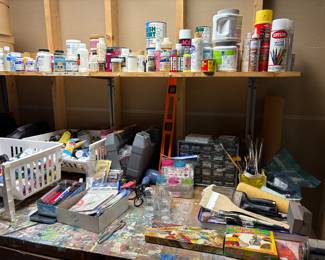 LOTS of art supplies