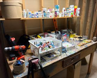 More Art Supplies paint, brushes...