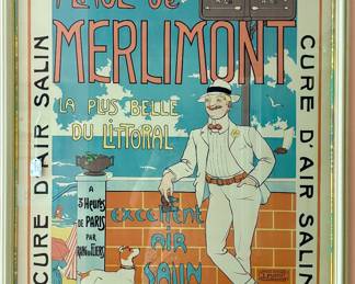 Large French Poster Lithograph