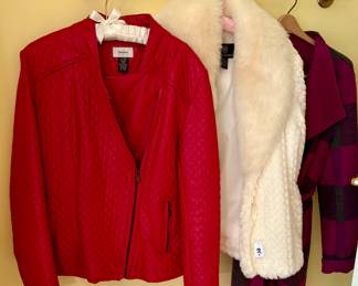 Leather and Faux Fur jackets