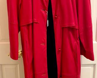 Red Leather coat