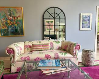 Fabulous Floral Sofa Custom made