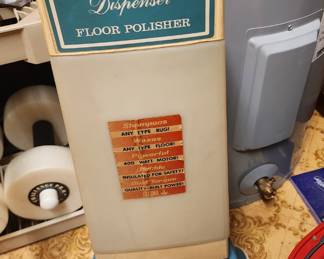 Vintage Regina floor shampooer and polisher