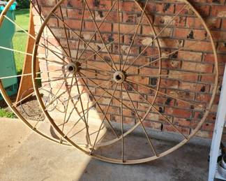 Iron wagon wheels