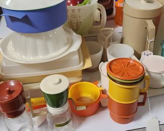 Lots of vintage Tupperware