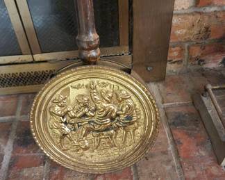 Brass bed warmer