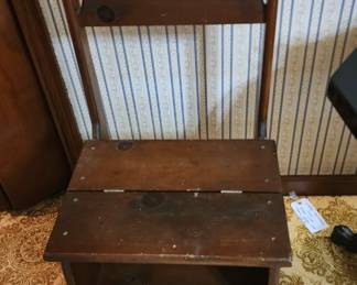 Converts to a step stool