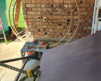 Iron wagon wheels