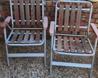 Vintage lawn chairs