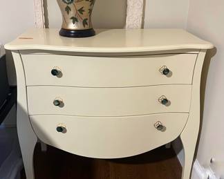 Three Drawer Contemporary Night Stand/End Table, two available 