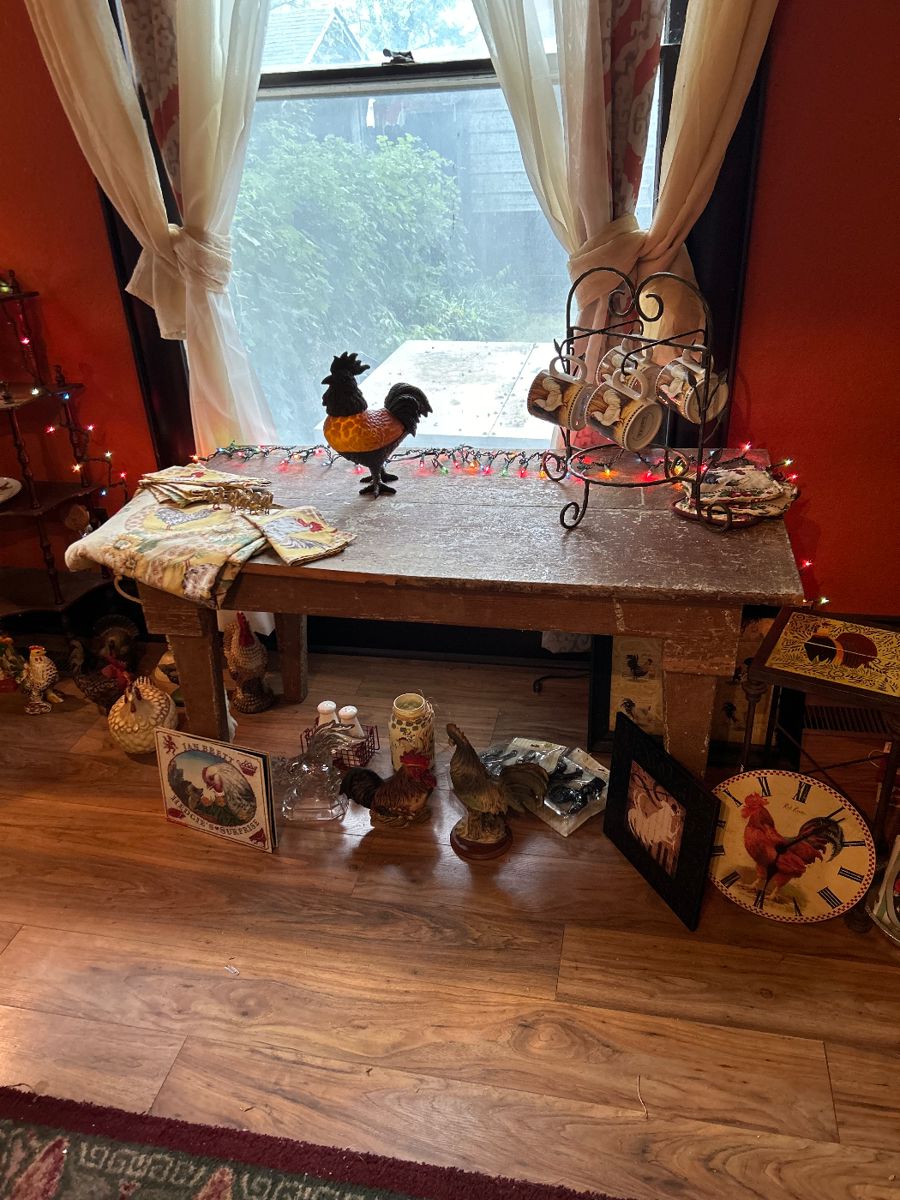 Vintage farm table