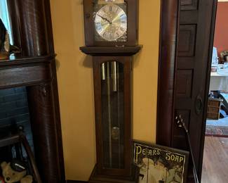 Vintage grandfather clock