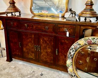Japanese granite top sideboard