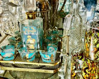Gay Fad vintage art deco bar set