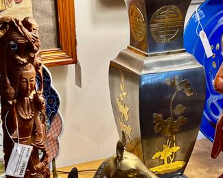 Vintage brass table lamp
