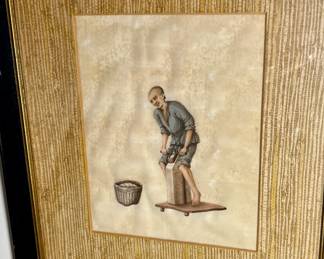 Antique Chinese Pith painting